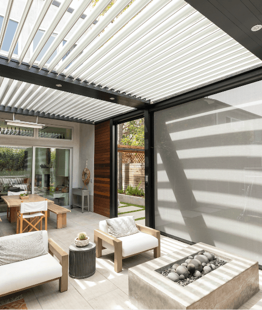 StruXure louvered pergola system