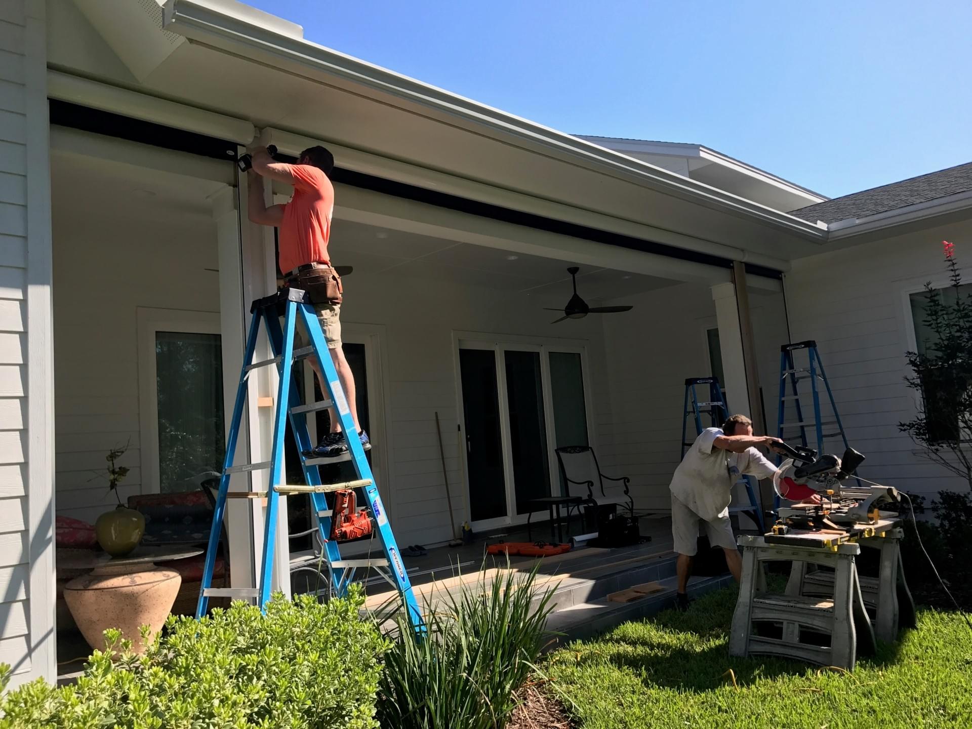 MagnaTrack screen system — Town of Tioga installation